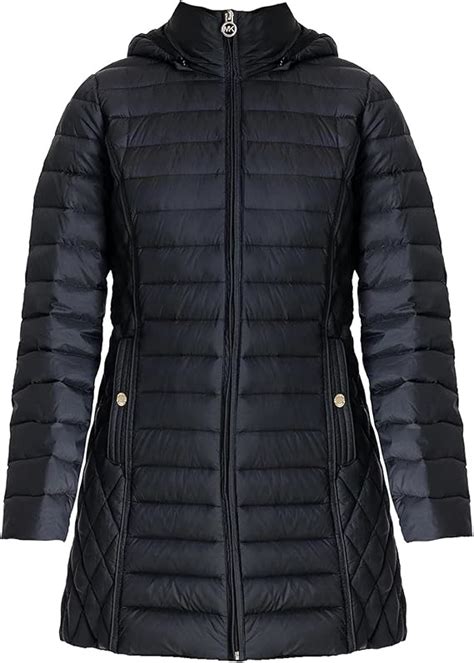 michael kors packable jacket detachable hood|Michael Kors anorak jacket women.